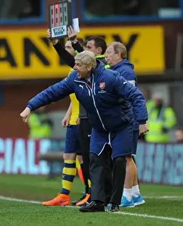 Burnley V Arsenal 2014/15 Prints: Arsene Wenger Leads Arsenal Against Burnley in Premier League Clash (2015)