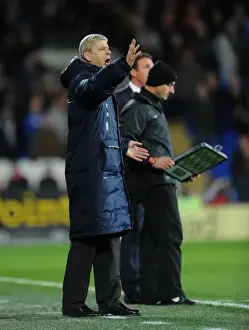 Cardiff City V Arsenal 2013-14 Prints: Arsene Wenger Leads Arsenal Against Cardiff City in the 2013-14 Premier League