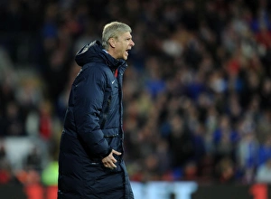 Cardiff City V Arsenal 2013-14 Prints: Arsene Wenger Leads Arsenal Against Cardiff City, 2013-14 Premier League