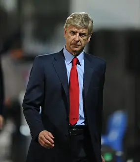 Marseille V Arsenal 2013-14 Prints: Arsene Wenger Leads Arsenal in Champions League Showdown against Olympique Marseille (2013-14)