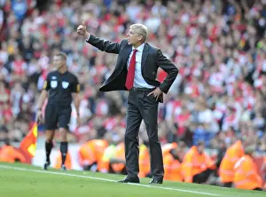 Arsenal V Chelsea 2012-13 Prints: Arsene Wenger Leads Arsenal Against Chelsea in the Premier League, 2012
