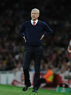 Arsenal V Chelsea 2016-17 Prints: Arsene Wenger Leads Arsenal Against Chelsea in Premier League Clash 2016-17