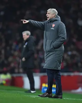 Arsenal V Crystal Palace 2017-18 Prints: Arsene Wenger Leads Arsenal Against Crystal Palace in the Premier League