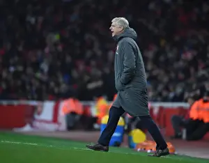 Arsenal V Crystal Palace 2017-18 Prints: Arsene Wenger Leads Arsenal Against Crystal Palace in Premier League Clash