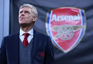 AC Milan V Arsenal 2017-18 Prints: Arsene Wenger Leads Arsenal in Europa League Battle against AC Milan (2018)