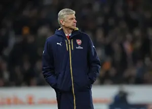 15/16 Hull City V Arsenal FA Cup Prints: Arsene Wenger Leads Arsenal in FA Cup Battle against Hull City, 2016