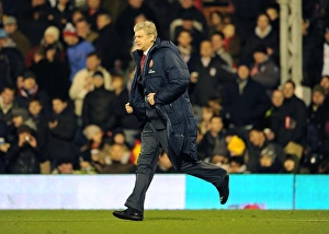 Fulham V Arsenal 2011-12 Prints: Arsene Wenger Leads Arsenal at Fulham, Premier League 2011-12