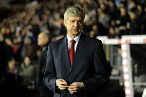 Fulham V Arsenal 2011-12 Prints: Arsene Wenger Leads Arsenal Against Fulham in Premier League Clash (2011-12)