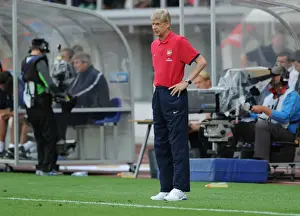 Arsenal V Manchester City Pre Season 2013-14 Prints: Arsene Wenger Leads Arsenal Against Manchester City in 2013 Pre-Season Friendly