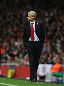 Arsenal V Marseille 2011-12 Prints: Arsene Wenger Leads Arsenal Against Marseille in Champions League, 2011