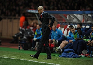Monaco V Arsenal 2014/15 Prints: Arsene Wenger Leads Arsenal in Monaco Showdown, UEFA Champions League Round of 16, 2015