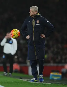 Arsenal V Newcastle United 2015-16 Prints: Arsene Wenger Leads Arsenal Against Newcastle United in Premier League Clash (2015-16)