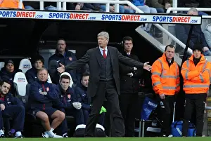 Newcastle United V Arsenal 2013-14 Prints: Arsene Wenger Leads Arsenal Against Newcastle United in Premier League Showdown (2013-14)