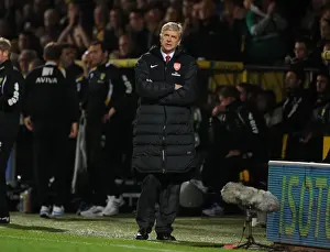 Norwich City V Arsenal 2012-13 Prints: Arsene Wenger Leads Arsenal Against Norwich City in the 2012-13 Premier League