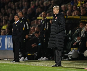 Norwich City V Arsenal 2012-13 Prints: Arsene Wenger Leads Arsenal Against Norwich City, 2012-13 Premier League