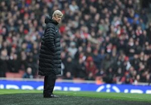 Images Dated 13th April 2013: Arsene Wenger Leads Arsenal Against Norwich City in the Premier League, 2012-13 Season