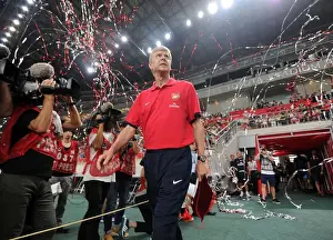 Nagoya Grampus V Arsenal 2013-14 Prints: Arsene Wenger Leads Arsenal in Pre-Season Clash against Nagoya Grampus (2013)