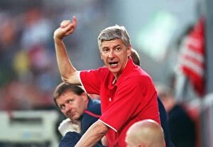 Images Dated 7th August 2006: Arsene Wenger Leads Arsenal to Pre-Season Victory: 1-2 over SV Mattersburg