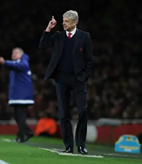 Arsenal Sunderland 2015-16 Prints: Arsene Wenger Leads Arsenal in Premier League Battle Against Sunderland, December 2015