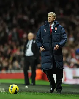 Arsenal V Fulham 2011-12 Prints: Arsene Wenger Leads Arsenal in Premier League Clash Against Fulham (2011-12)