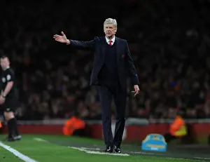 Arsenal Sunderland 2015-16 Prints: Arsene Wenger Leads Arsenal in Premier League Clash Against Sunderland, December 2015