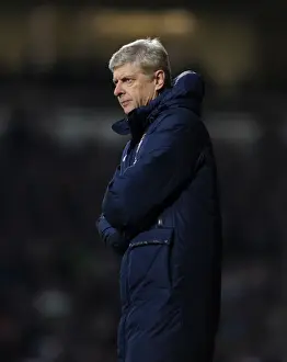 West Ham United V Arsenal 2013-14 Prints: Arsene Wenger Leads Arsenal in Premier League Clash Against West Ham United (December 2013)