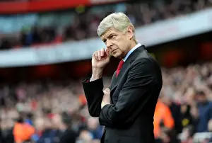 Arsenal V Queens Park Rangers 2011-12 Prints: Arsene Wenger Leads Arsenal Against Queens Park Rangers in Premier League (December 2011)