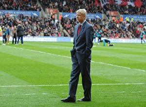 Stoke City V Arsenal 2011-12 Prints: Arsene Wenger Leads Arsenal Against Stoke City, Premier League 2011-12