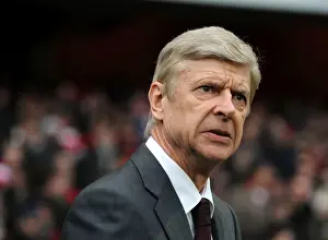 Arsenal V Stoke City 2012-13 Prints: Arsene Wenger Leads Arsenal Against Stoke City in Premier League, 2013