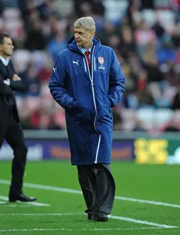 Sunderland V Arsenal 2014/15 Prints: Arsene Wenger Leads Arsenal Against Sunderland in Premier League (2014)
