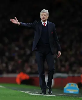 Arsenal Sunderland 2015-16 Prints: Arsene Wenger Leads Arsenal Against Sunderland in Premier League Battle, December 2015