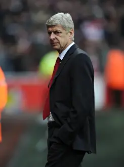 Arsenal V Swansea 2012-13 Prints: Arsene Wenger Leads Arsenal Against Swansea City (December 2012)