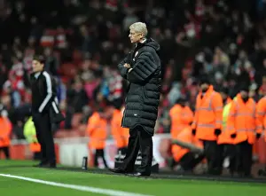 Arsenal V Swansea 2012-13 Prints: Arsene Wenger Leads Arsenal Against Swansea City in Premier League (December 2012)