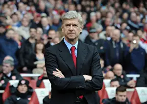 Arsenal V Tottenham Hotspur 2012-13 Prints: Arsene Wenger Leads Arsenal Against Tottenham in the Premier League (2012-13)