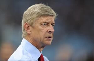Images Dated 24th August 2011: Arsene Wenger Leads Arsenal Against Udinese in 2011 Champions League