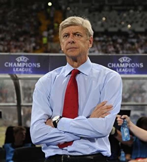 Images Dated 24th August 2011: Arsene Wenger Leads Arsenal in Udinese Showdown: 2011 UEFA Champions League