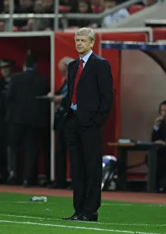 Olympiacos V Arsenal 2011-12 Prints: Arsene Wenger Leads Arsenal in UEFA Champions League Clash against Olympiacos (December 2011)