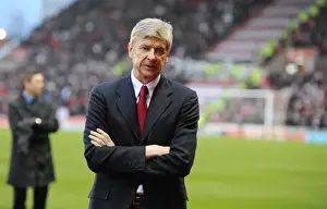 Stoke City V Arsenal 2009-10 Prints: Arsene Wenger Leads Arsenal to Victory: Stoke City 1-3, Barclays Premier League