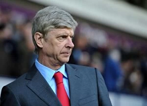 Images Dated 6th April 2013: Arsene Wenger Leads Arsenal Against West Bromwich Albion, Premier League 2012-13