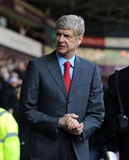 Images Dated 6th April 2013: Arsene Wenger Leads Arsenal Against West Bromwich Albion in Premier League (2012-13)