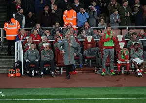 Arsenal V West Ham United 2016-17 Prints: Arsene Wenger Leads Arsenal Against West Ham United in Premier League Showdown