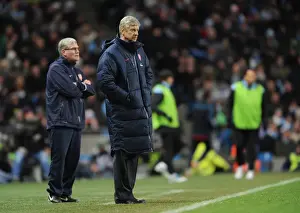 Manchester City V Arsenal 2011-12 Prints: Arsene Wenger at Manchester City vs Arsenal (Premier League 2011-12)