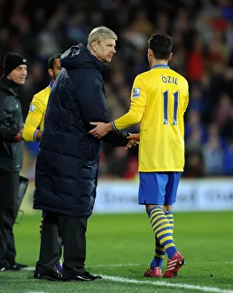 Arsene Wenger and Mesut Ozil: A Moment from the Cardiff Derby, 2013-14 Premier League
