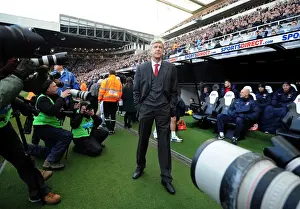 Newcastle United V Arsenal 2013-14 Prints: Arsene Wenger at Newcastle United: Arsenal Manager in Premier League 2013-14
