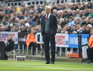 Newcastle United V Arsenal 2017-18 Prints: Arsene Wenger at Newcastle United: Premier League Clash, April 2018