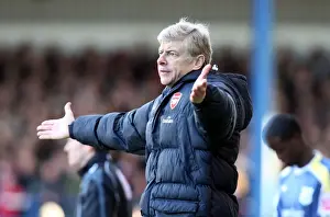 Cardiff City V Arsenal FA Cup Prints: Arsene Wenger at Ninian Park: A 0-0 FA Cup Draw with Cardiff City (January 2009)