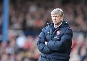 Cardiff City V Arsenal FA Cup Prints: Arsene Wenger at Ninian Park: A 0-0 FA Cup Showdown with Cardiff City