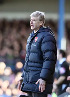 Cardiff City V Arsenal FA Cup Prints: Arsene Wenger at Ninian Park: A 0-0 FA Cup Stalemate with Cardiff City