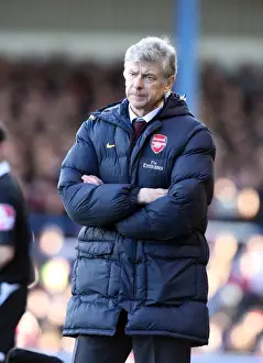 Cardiff City V Arsenal FA Cup Prints: Arsene Wenger at Ninian Park: A 0-0 FA Cup Standoff with Cardiff City