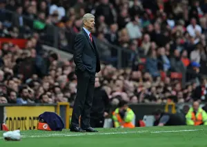 Manchester United V Arsenal 2014-15 Prints: Arsene Wenger at Old Trafford: Clash of Titans - Manchester United vs